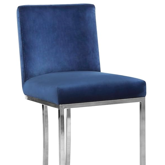 Navy Blue Modern Counter Stools  thumbnail