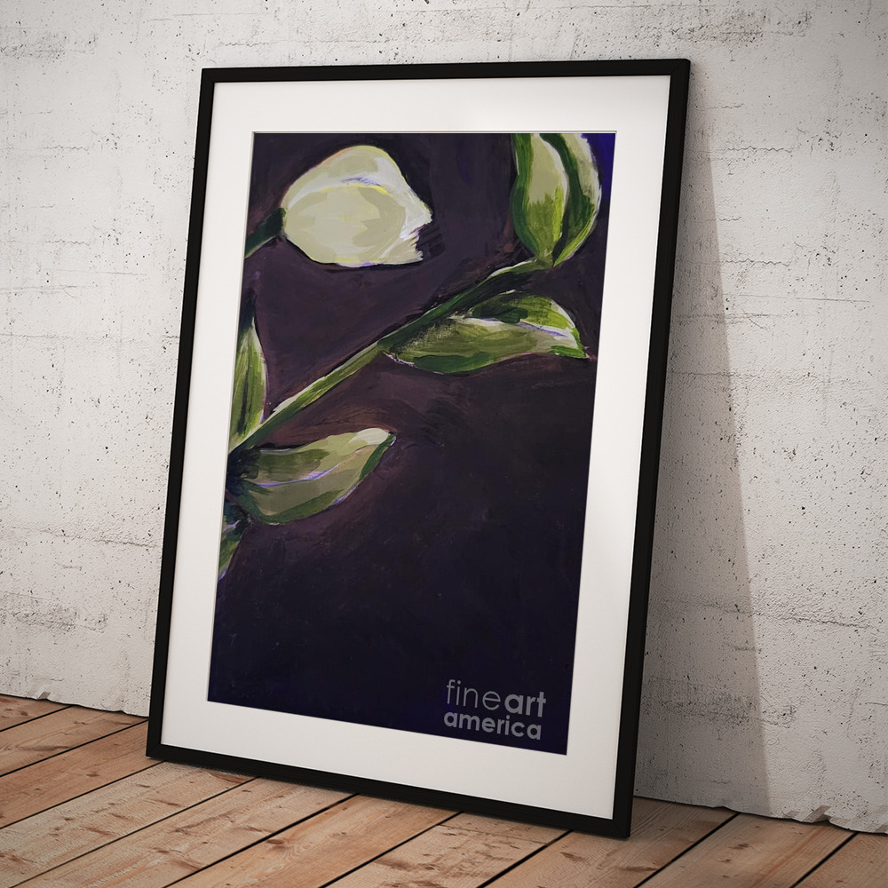 Dramatic Roses II Framed Print by Elizabeth Mayoleth thumbnail