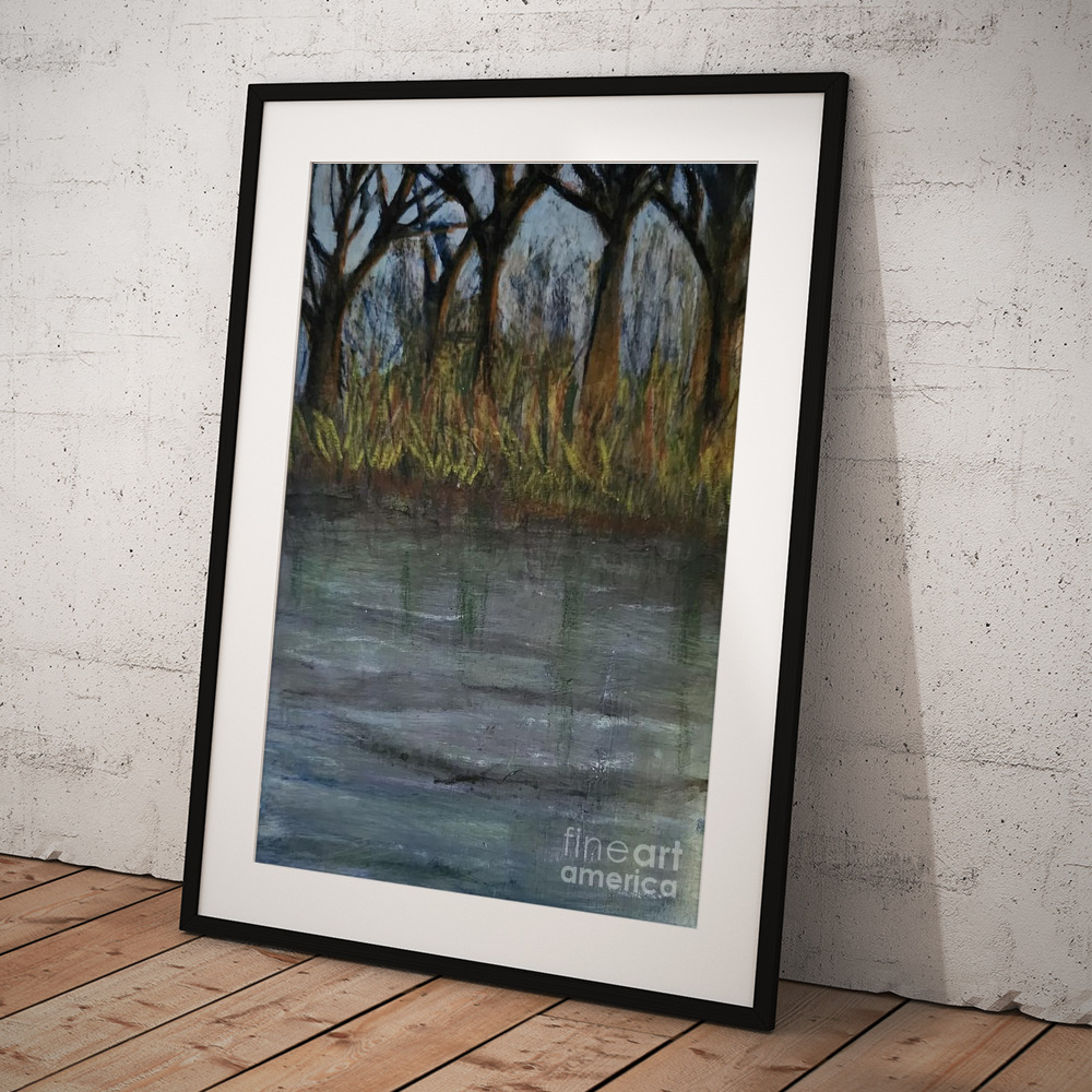 Autumn Reflections I Framed Print by Elizabeth Mayoleth thumbnail