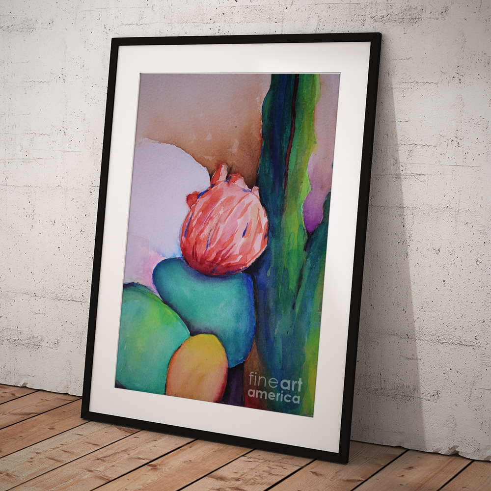 Cactus Cluster Framed Print by Elizabeth Mayoleth thumbnail
