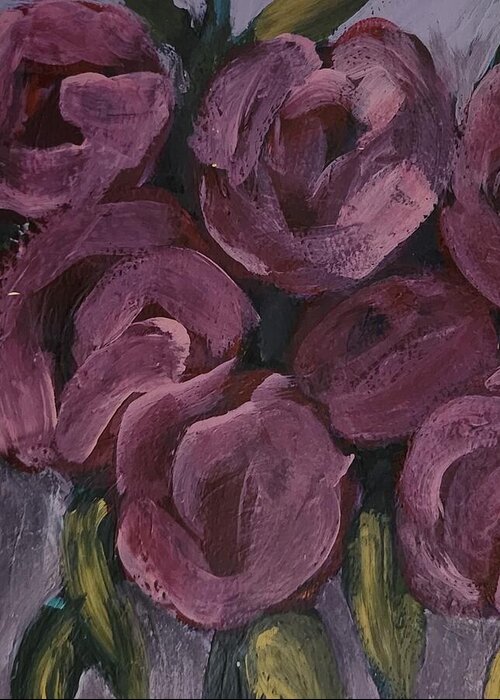 The Bouquet II Greeting Card by Elizabeth Mayoleth thumbnail