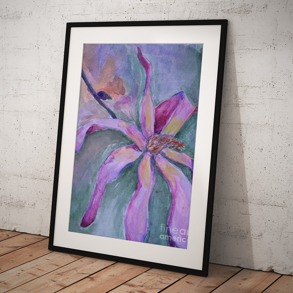 Magnolia Blossom Framed Print by Elizabeth Mayoleth thumbnail