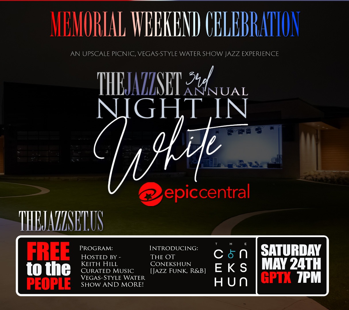 3rd Annual Night in White Picnic at Epic Central  thumbnail