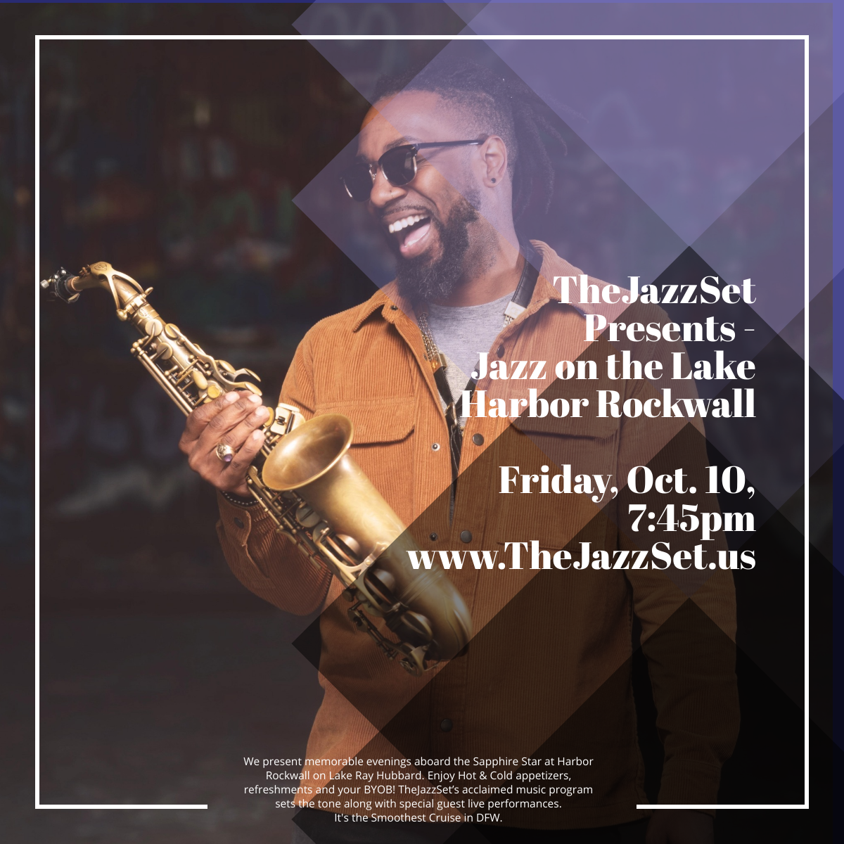 Jazz On The Lake  | Harbor Rockwall - October 10th hosted by TheJazzSet.us thumbnail