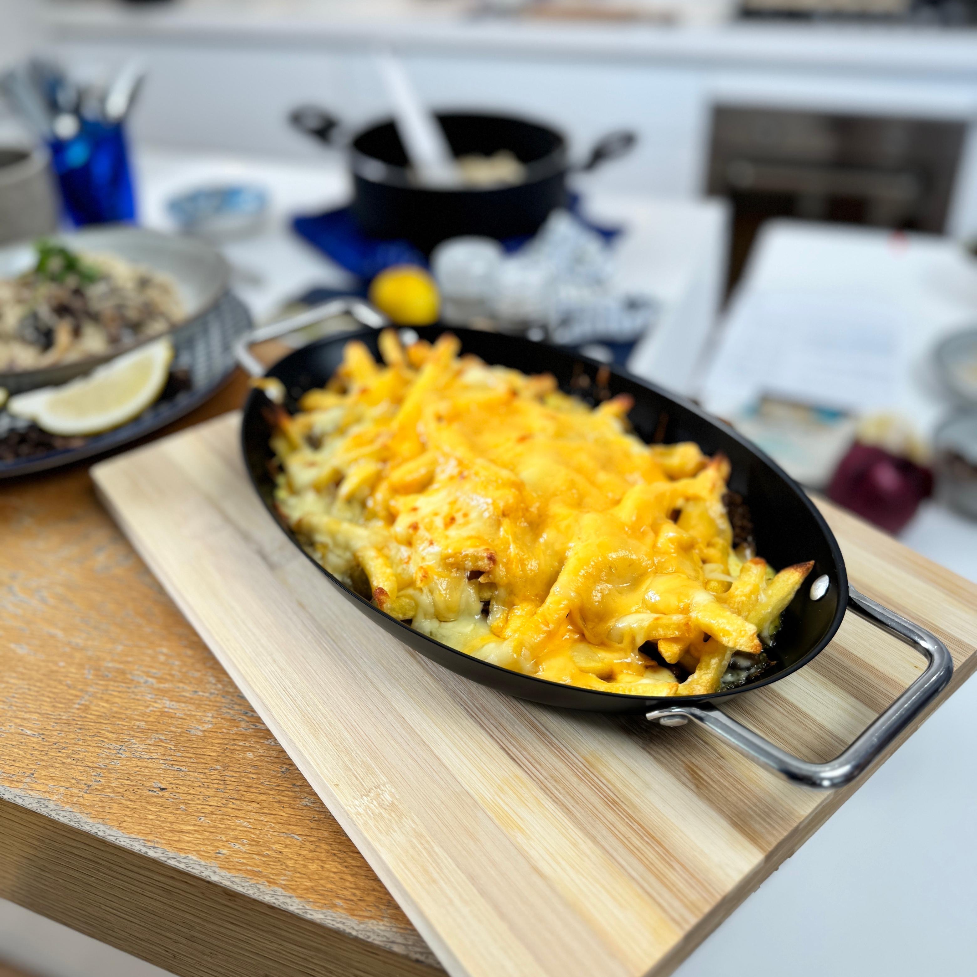 Loaded Fries with Bobotie Mince thumbnail