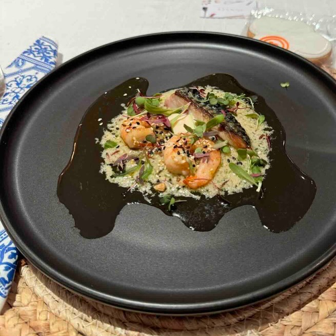 I love basil oil as it’s so versatile. It is not just about the great flavour, but it adds a nice colour to the dish as 