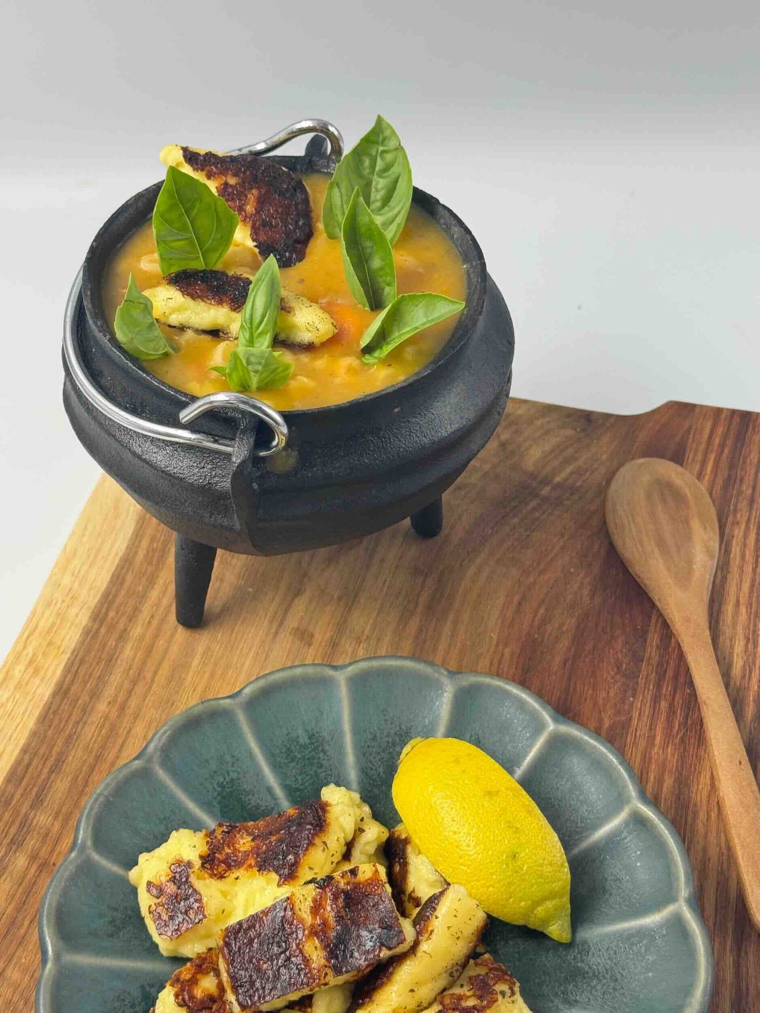 Vegetarian Samp, Bean and Butternut Potjie  thumbnail