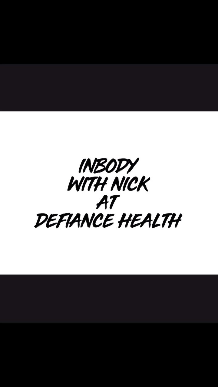 🐺 Defiance Health X Inbody 🩶 Part I

Here in Part I we introduce you to Inbody scans & the importance of tracking advanc