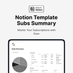 Notion Template: Subs Summary thumbnail