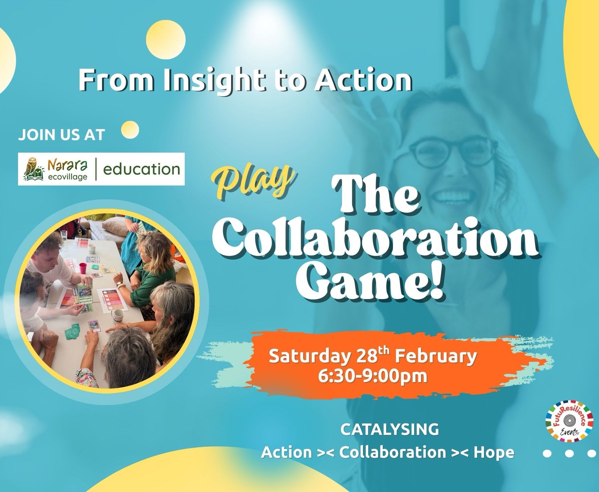 Inspiring Action 2026: Public Game Session at Narara Ecovillage: Click here for event information and to secure your place! thumbnail