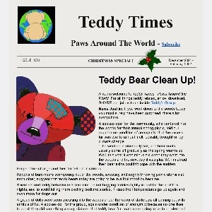 FREE DOWNLOAD ~ The Teddy Times Newspaper ~ Christmas Edition  thumbnail