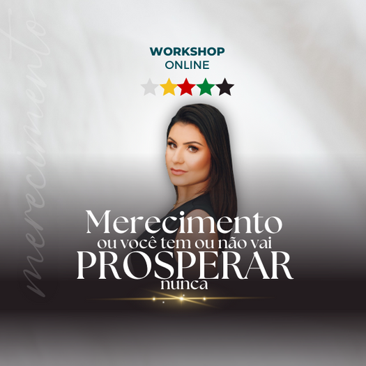 Workshop R$ 59,90 Merecimento, ou você tem ou não vai Prosperar NUNCA thumbnail