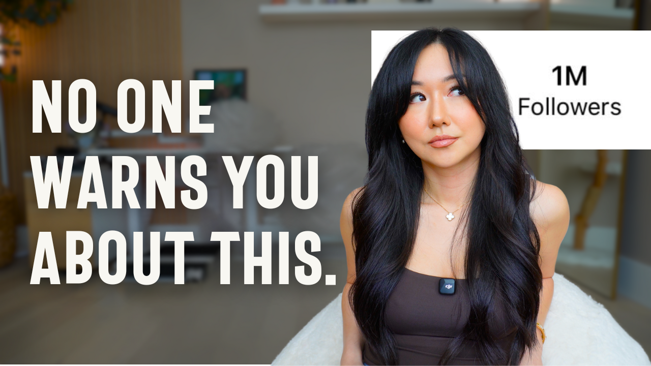  I have over 1M followers. Here’s 10 things I wish I’d known BEFORE I grew my audience. thumbnail