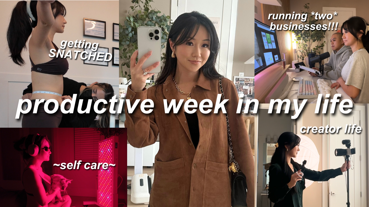 Week in my life VLOG thumbnail