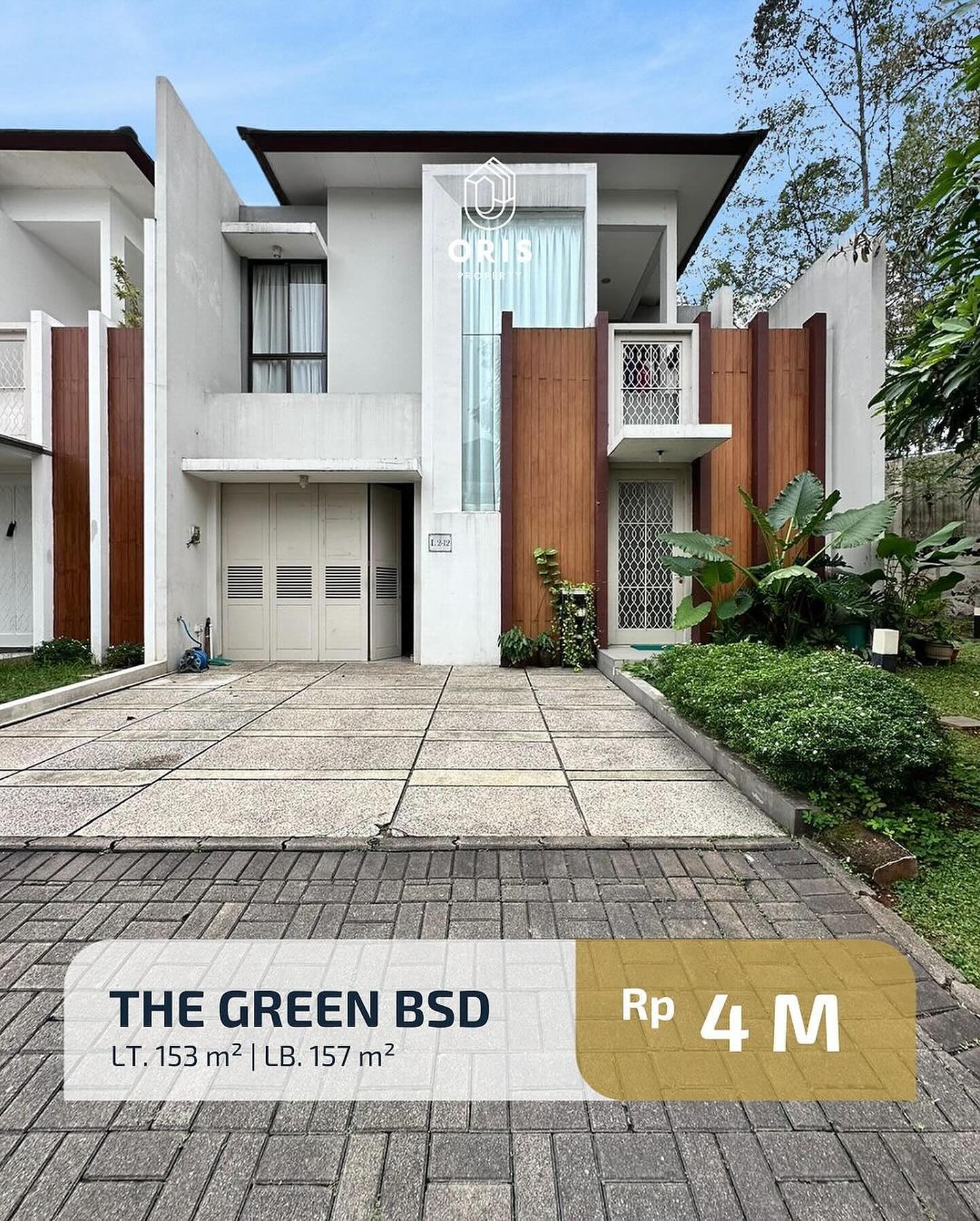 FOR SALE THE GREEN BSD
DALAM CLUSTER
FULLY FURNISHED

Dekat ke Pintu Tol, AEON & The Breeze
Cluster Besar BSD
Row Jalan 
