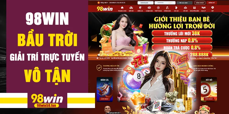 98WIN - 98win.com - Trang 98win Danh Bất Hư Truyền Tặng 98K thumbnail