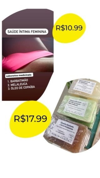 Além dos produtos enunciados temos + 40 opções de sabonetes medicinais 

Estes preços se referem a loja on-line www.semp