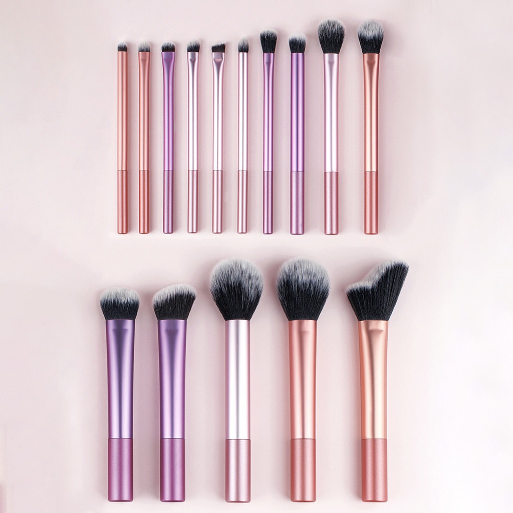 Kit de pincéis de maquiagem Profissional 8/12/14 Peças (DUPE REAL TECHNIQUES  thumbnail