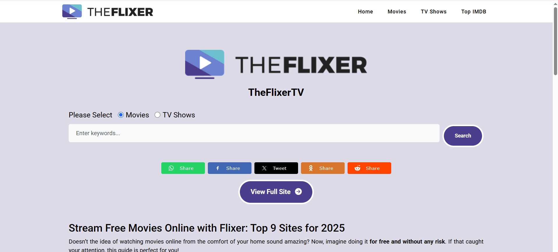 TheFlixer – Unlimited Movies & Shows Online Free thumbnail