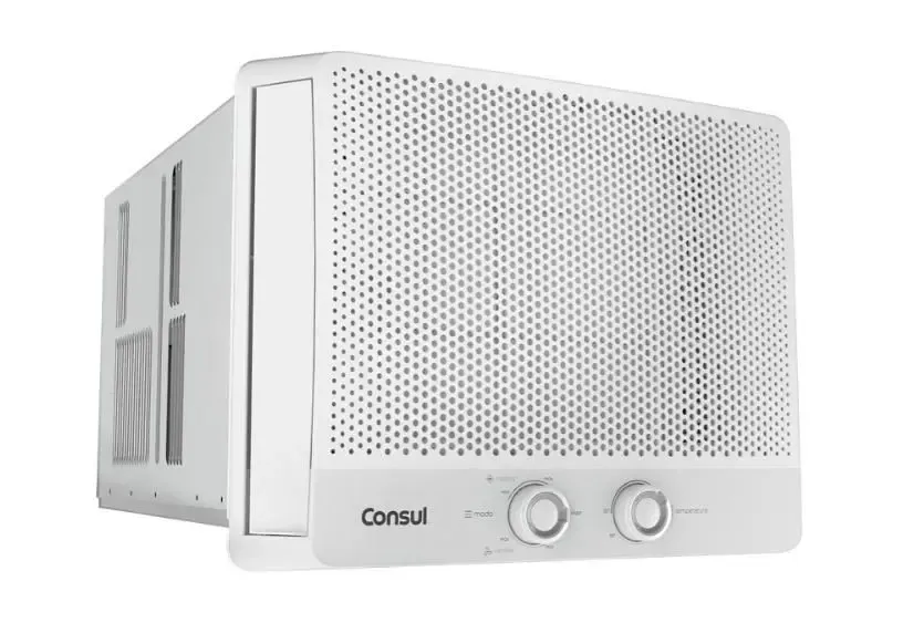 Ar-Condicionado de Janela Consul 7.500 BTUs Frio Mecânico Branco CCB07FB - 127V thumbnail