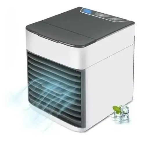 Mini Ar Condicionado Portátil Arctic Air Cooler Umidificador Climatizador Luz Led Envio Imediato thumbnail