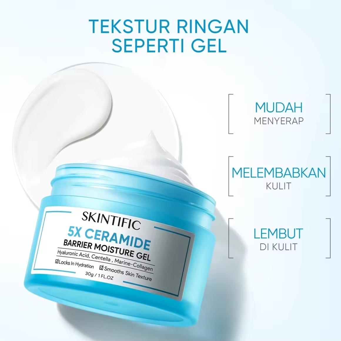 SKINTIFIC - 5X Ceramide Barrier Moisture Gel  thumbnail