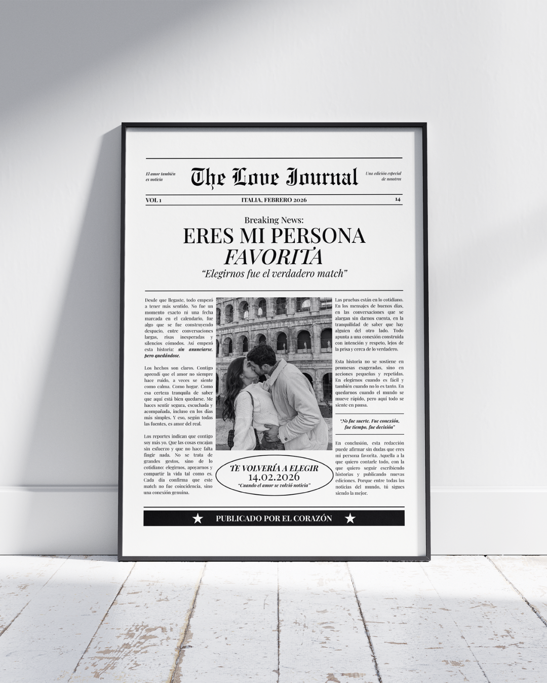 Póster Periódico I Plantilla digital  thumbnail