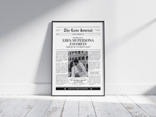 Póster Periódico I Plantilla digital thumbnail