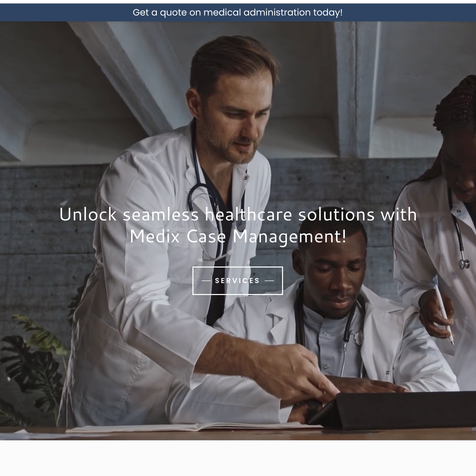 MediX CMS Website thumbnail