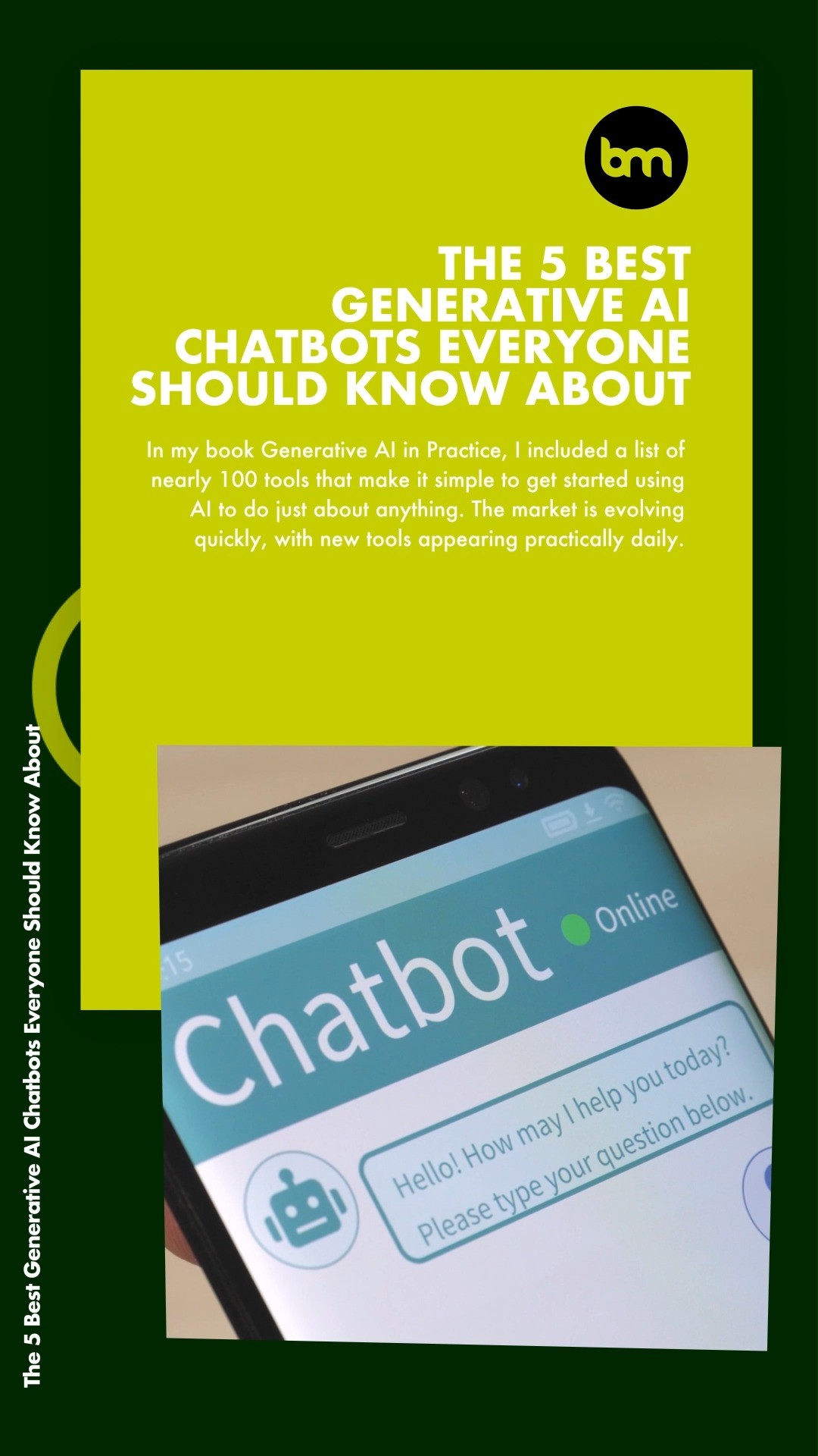 Five Generative AI Chatbots Everyone Should Know About

#Generative #AI #chatbots have rapidly become indispensable tool