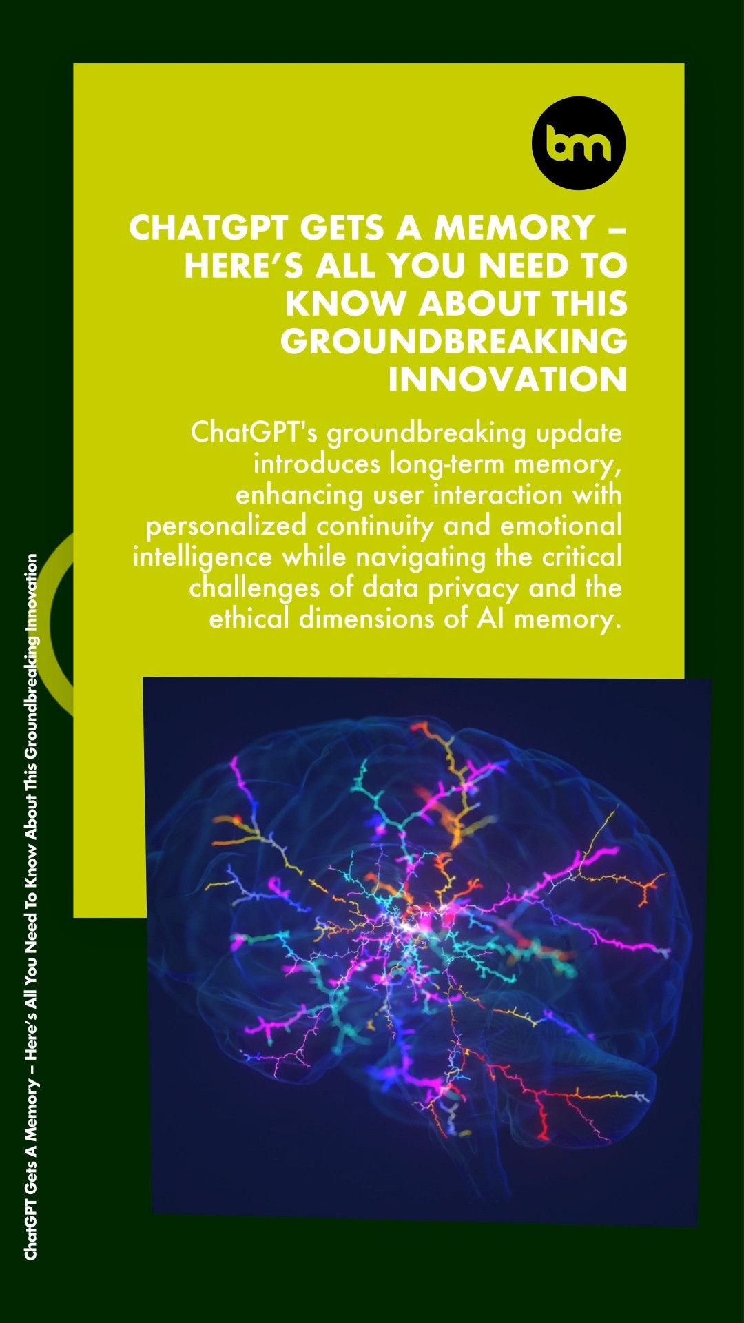 ChatGPT Gets A Memory – Here’s All You Need To Know About This Groundbreaking Innovation

#ChatGPT's groundbreaking #upd