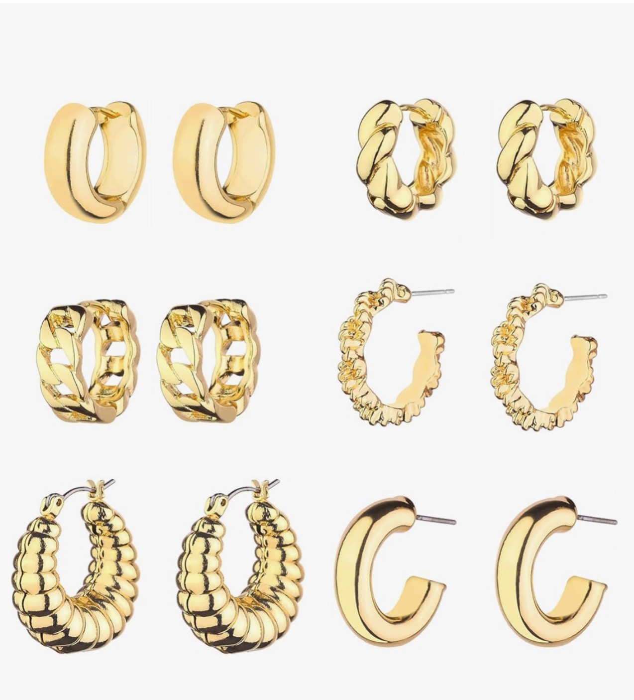 My Everyday Gold Hoops thumbnail