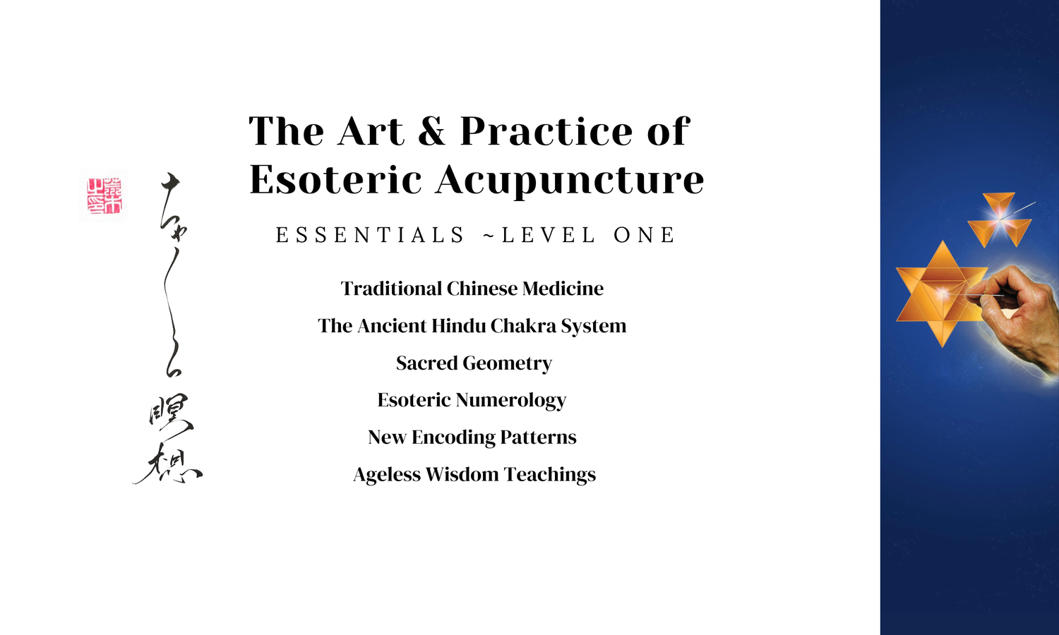 Esoteric Acupuncture Essentials Workshop  thumbnail