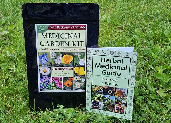 Medicinal Garden Kit - Transform your backyard into a medicinal garden with this guide and seeds kit! thumbnail