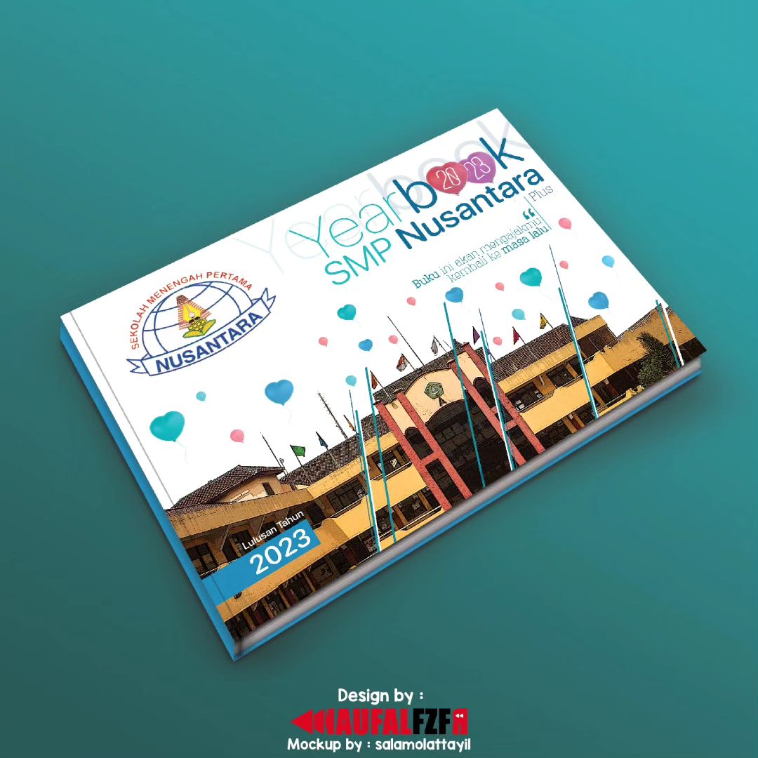 .
Yearbook aka Buku Tahunan Sekolah - 
SMP Nusantara Plus
.
Design by : 
Me
.
Mockup by : 
Salamolattayil & Leon Dsgn
.
