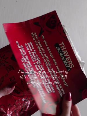 @Thayers you were my first PR and my first toner ever bought! ♥️🌹 #PR #unboxing #skincare #thayers 