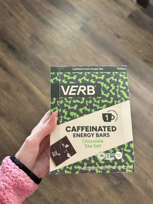 Use code SARAH13301 @Verb Energy  ☀️energy from green tea- you never get jitters 🍫1 bar equals 1 shot of espresso  💲less