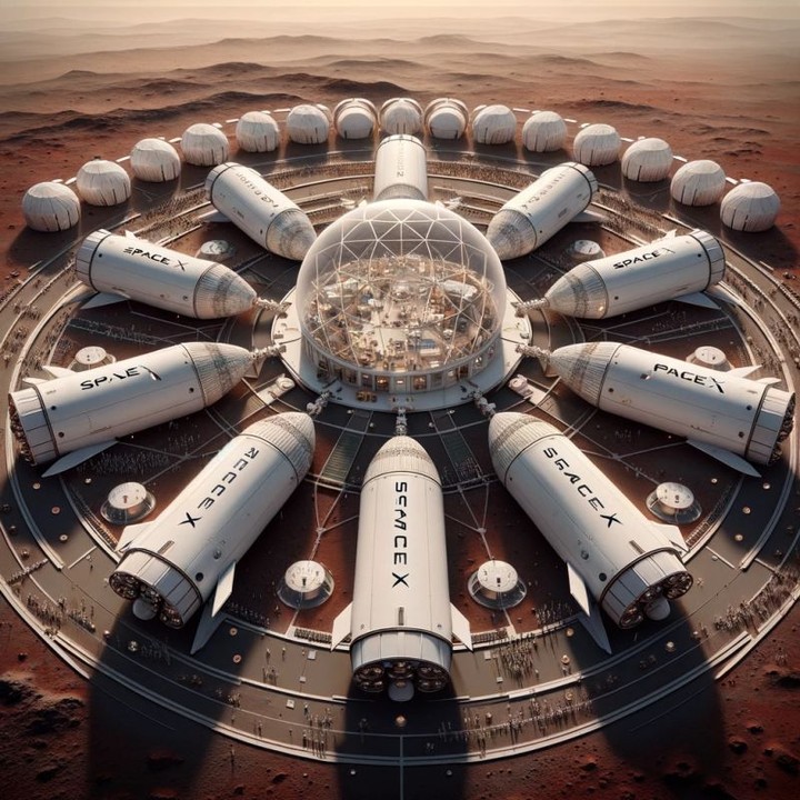 WE SURVIVED MARS - It is January 26th, 2049 and 35 martians have landed on the red planet in six SpaceX #starship vehicl