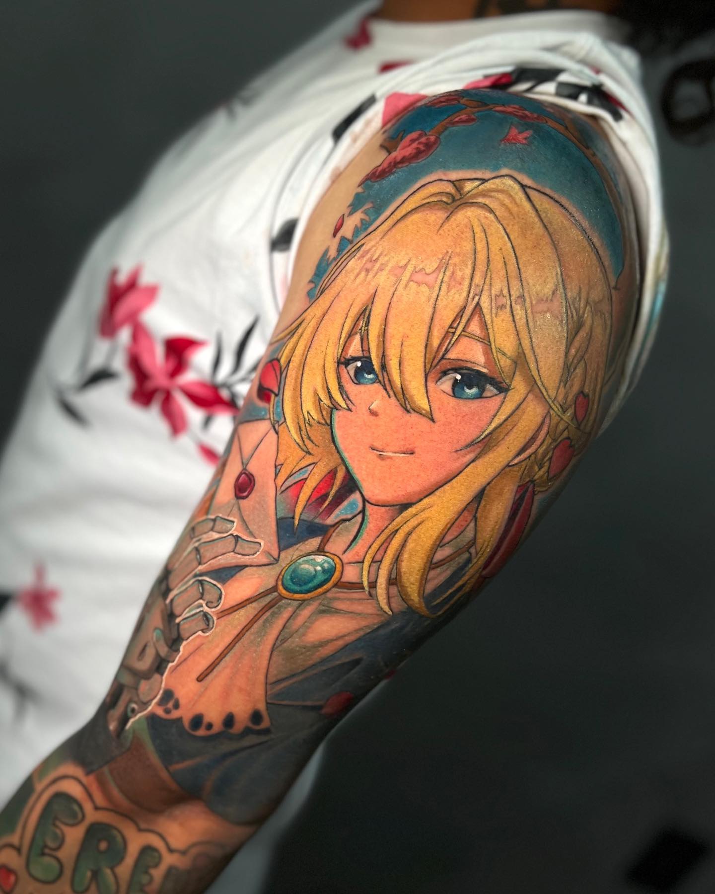 ◼️VIOLET EVERGARDEN◼️ continuing this sleeve I started not long ago. Thanks a bunch for the trust Nelson 🙏🏼
Done at @ric