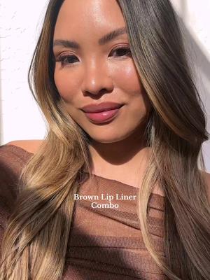 New brown lip liner combo ft @urban decay @Fenty Beauty @sephora #lipliner #lipcombo #brownliplinercombo 