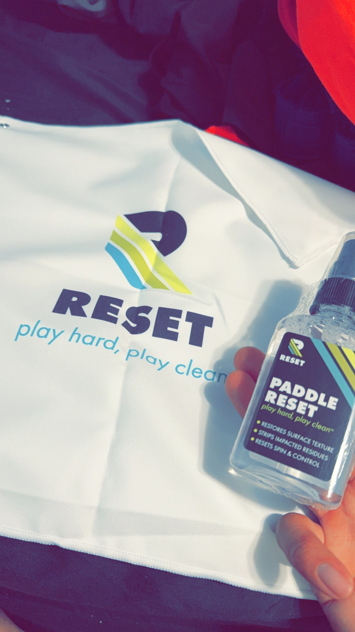 Taking care of your paddle from dirt is super important! Reset Pickleball- Discount code: PICKLEBALLDAVID thumbnail