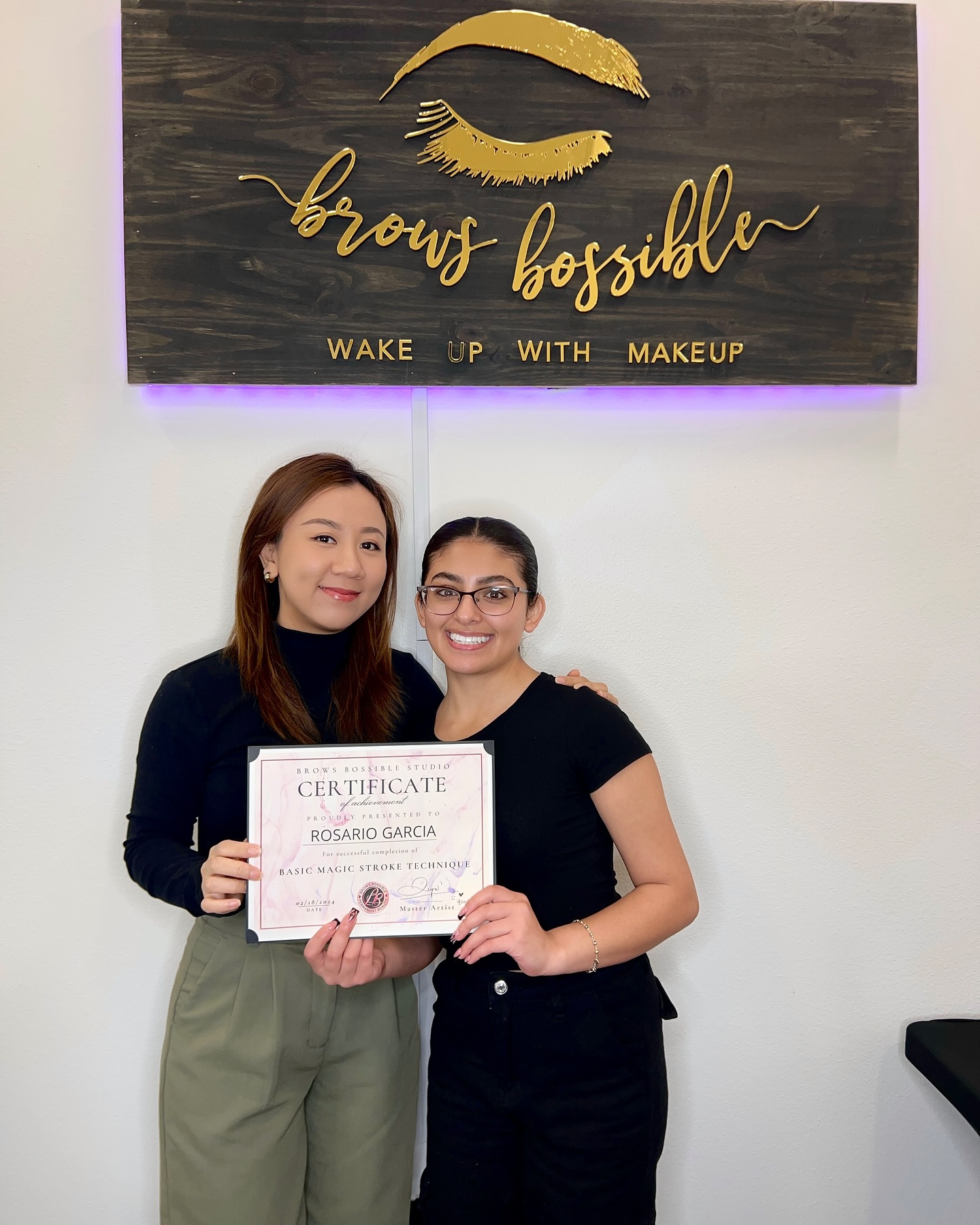 Congrats, Rosa! For completing my 3 days intensive training Basic Magic Stroke Technique. So proud of you and good luck 