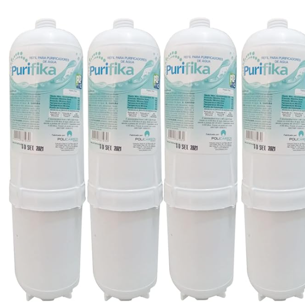 Kit 4 Refil Filtro Agua Purifika Compatível Purificador Soft - na Shopee thumbnail