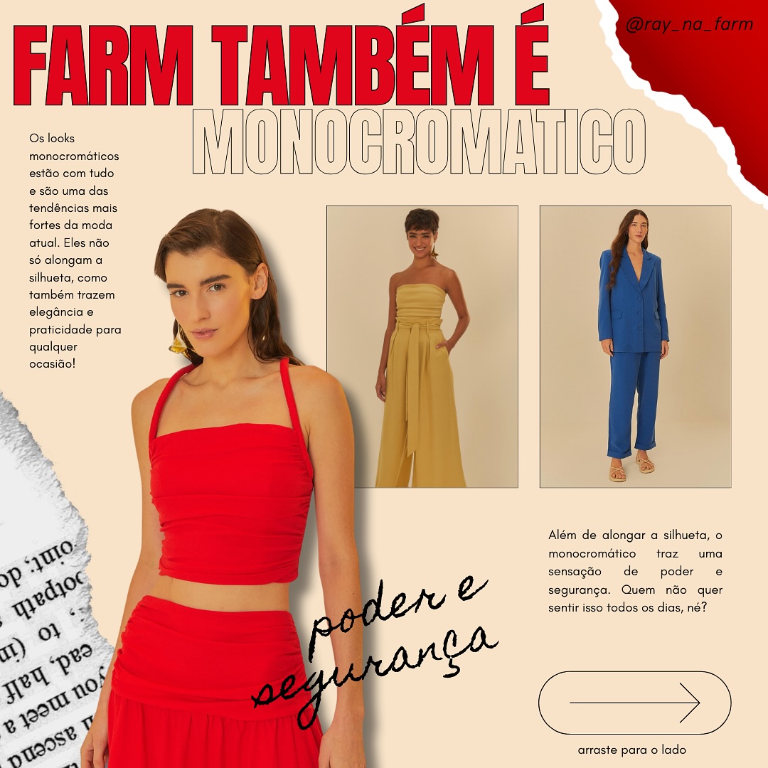 Dica de Estilo: Looks Monocromáticos! ❤️💙💛

Quer dar aquele toque chique e descomplicado no seu dia a dia? Os looks mono