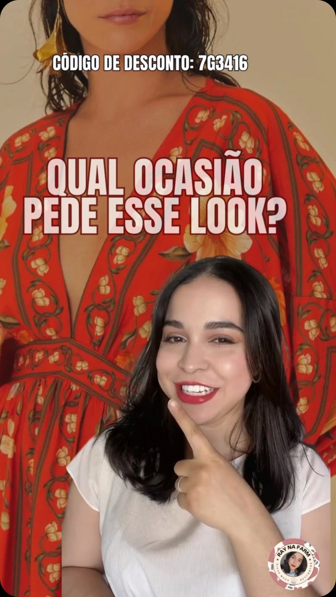 O poder do Vestido Vermelho! ❤️ 
Qual ocasião pede esse look? Aonde você usaria esse desejo Farm? 😍❤️✨

#adorofarm #louc