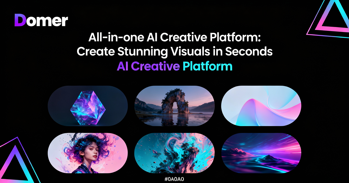 Domer AI: All-in-One Image & Video Generator Tool thumbnail