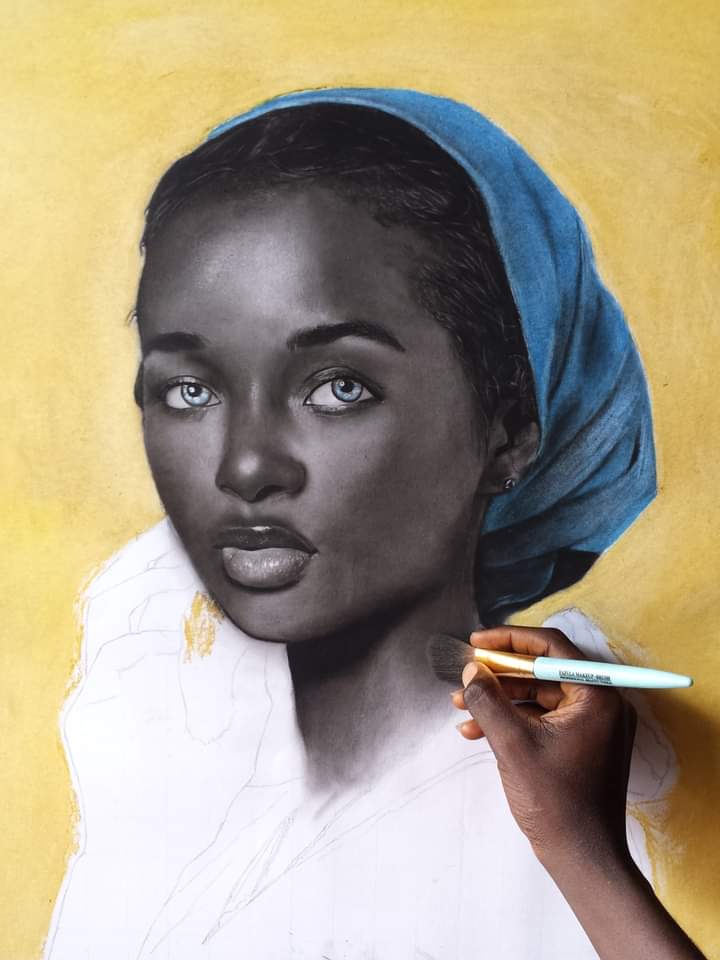 Portrait art : BECLOUDED VIRTUE  thumbnail