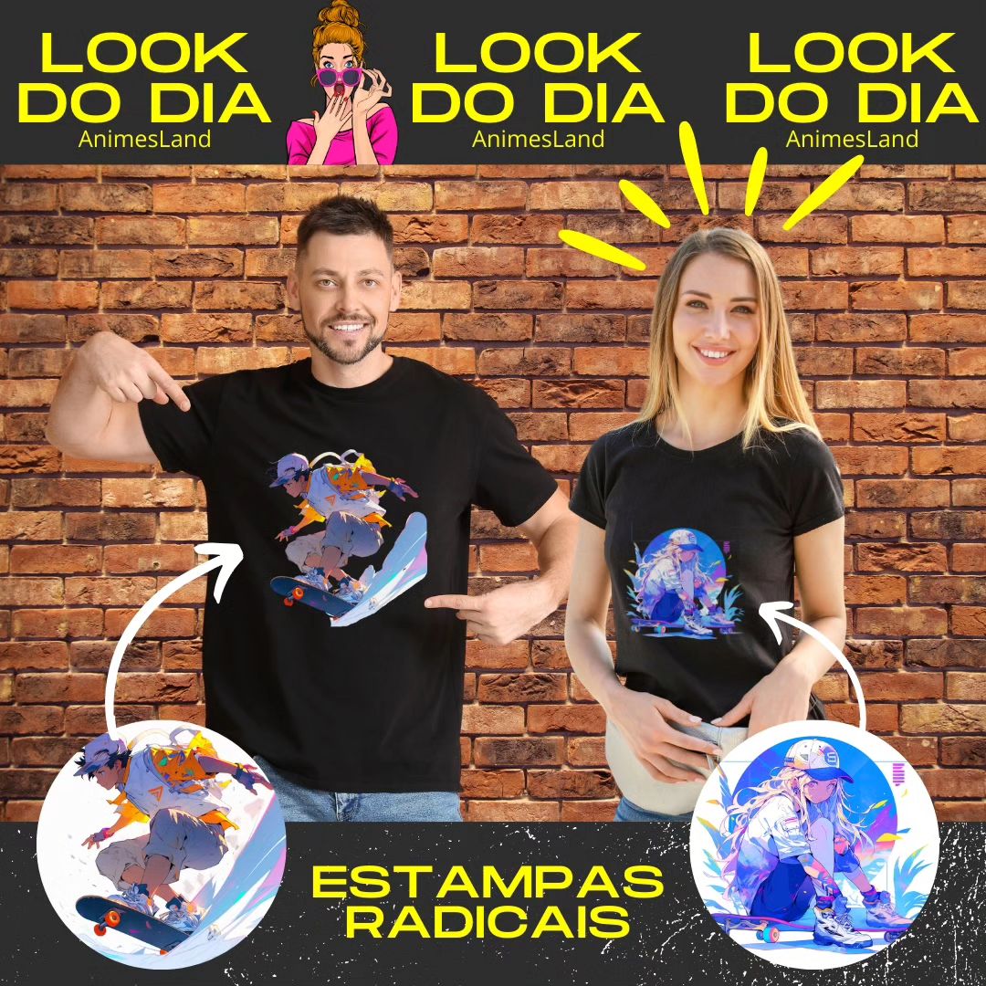 Pronto para arrasar com um look que é pura adrenalina! 🔥 Hoje, apostamos em estampas radicais que são a definição de est