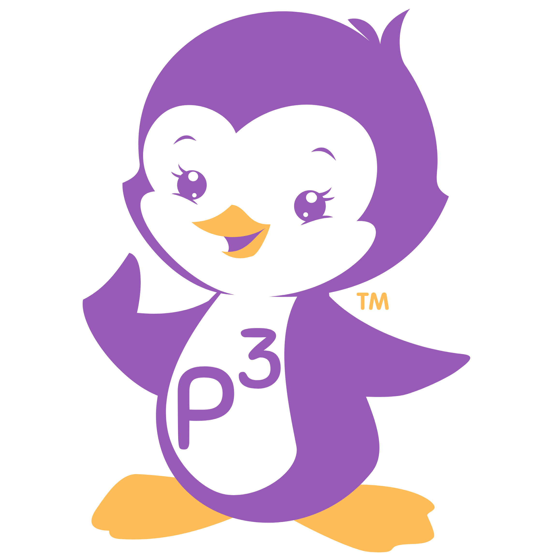 Peppy Purple Penguin Zazzle Shop thumbnail