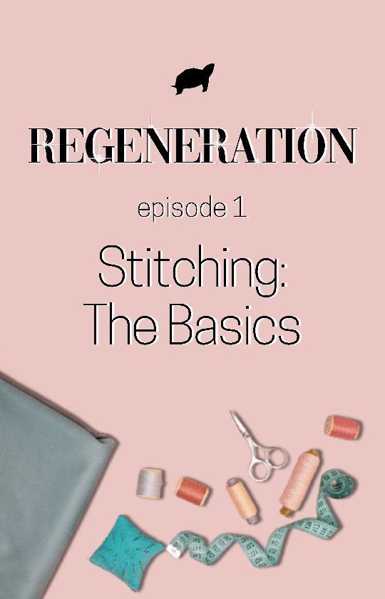 Stitching is essential when it comes to upcycling your old clothes. And it’s definitely going to come in handy for our n